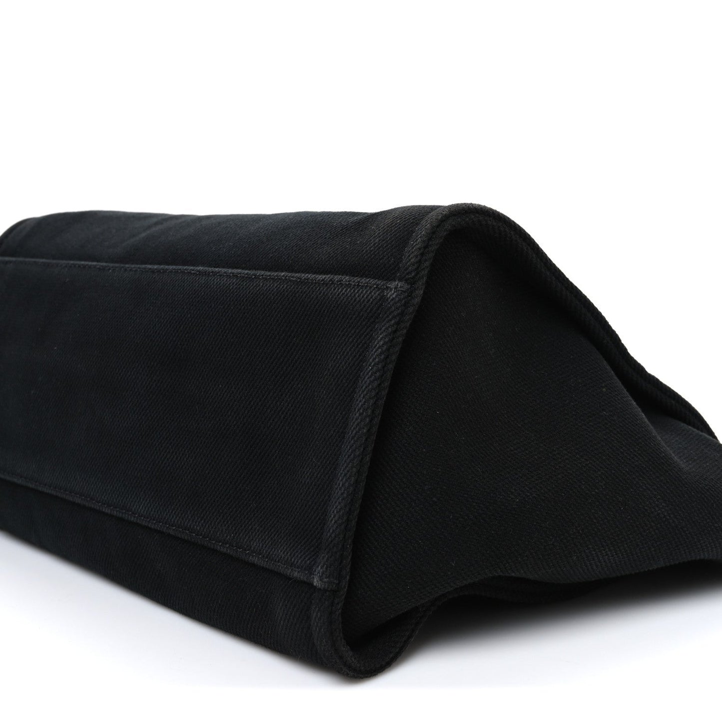Canvas Pearl Medium Deauville Tote Black