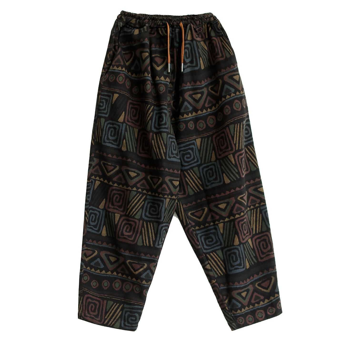 Women Retro Print Autumn Loose Casual Jeans