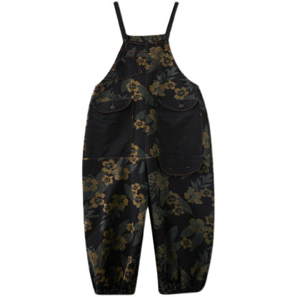 Autumn Art Plus Size Women'S Denim Overalls