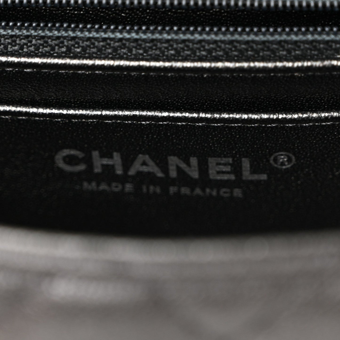 Goatskin Quilted 2.55 Reissue Mini Flap Dark Silver
