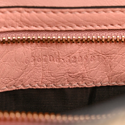 Snakeskin Ostrich Calfskin Small Jackie 1961 Hobo Pink Multicolor