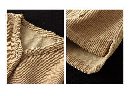 New Style Retro Literary Corduroy Jacket