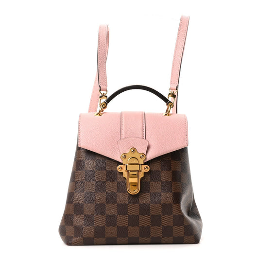 Damier Ebene Clapton Backpack Magnolia
