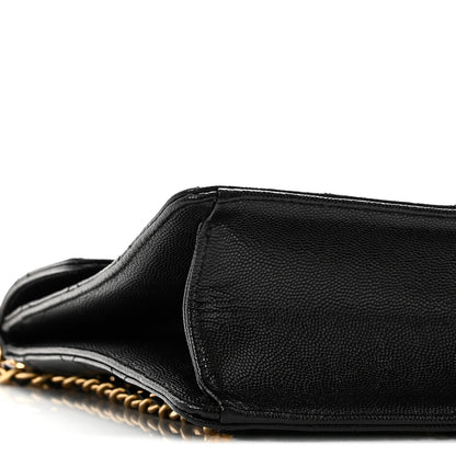 Caviar Quilted Multi Chain Backpack Black