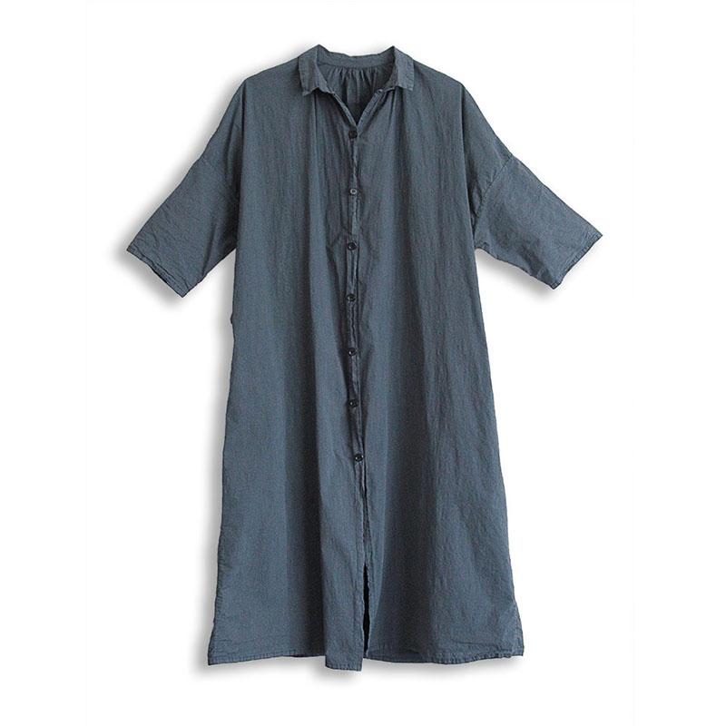 Autumn Women Retro Single-Breasted Thin Wind Coat