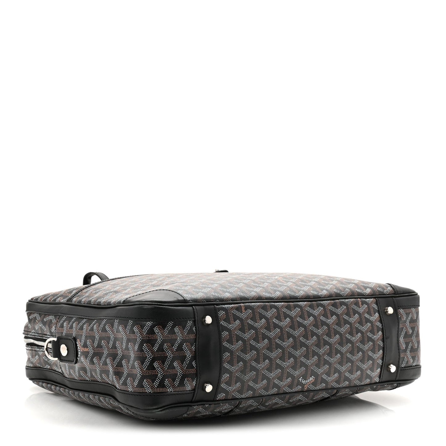 Goyardine Ambassade MM Briefcase Black