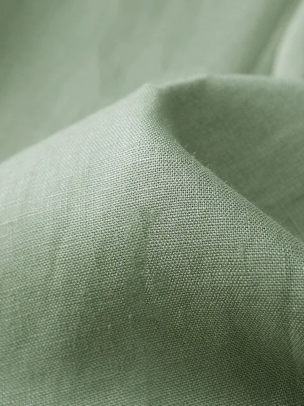 Loosen Solid Color Casual Wide Leg Linen Pants