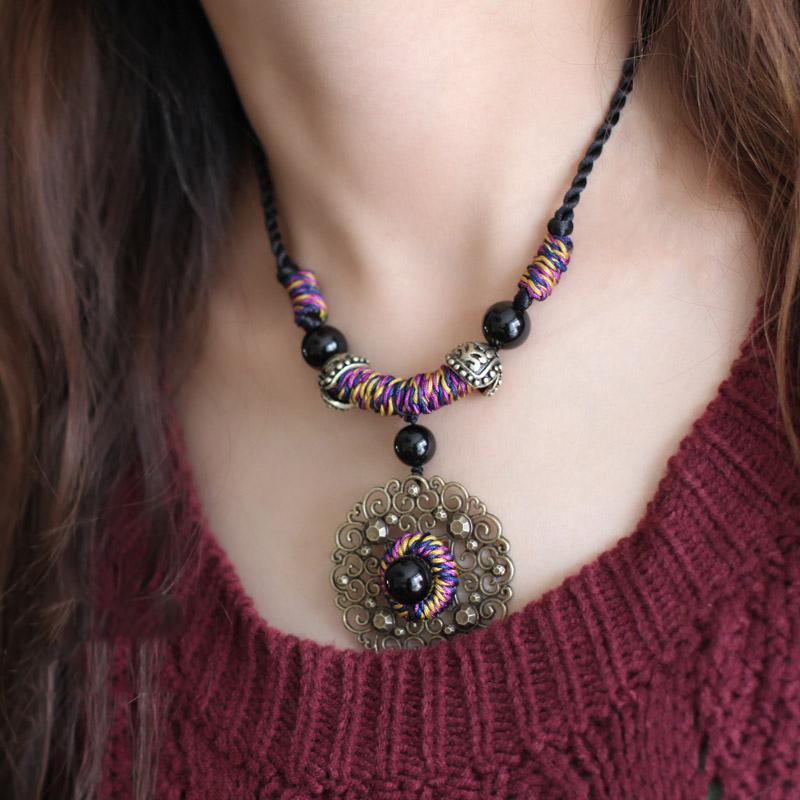 Retro Chain Accessories Ethnic Style Necklace