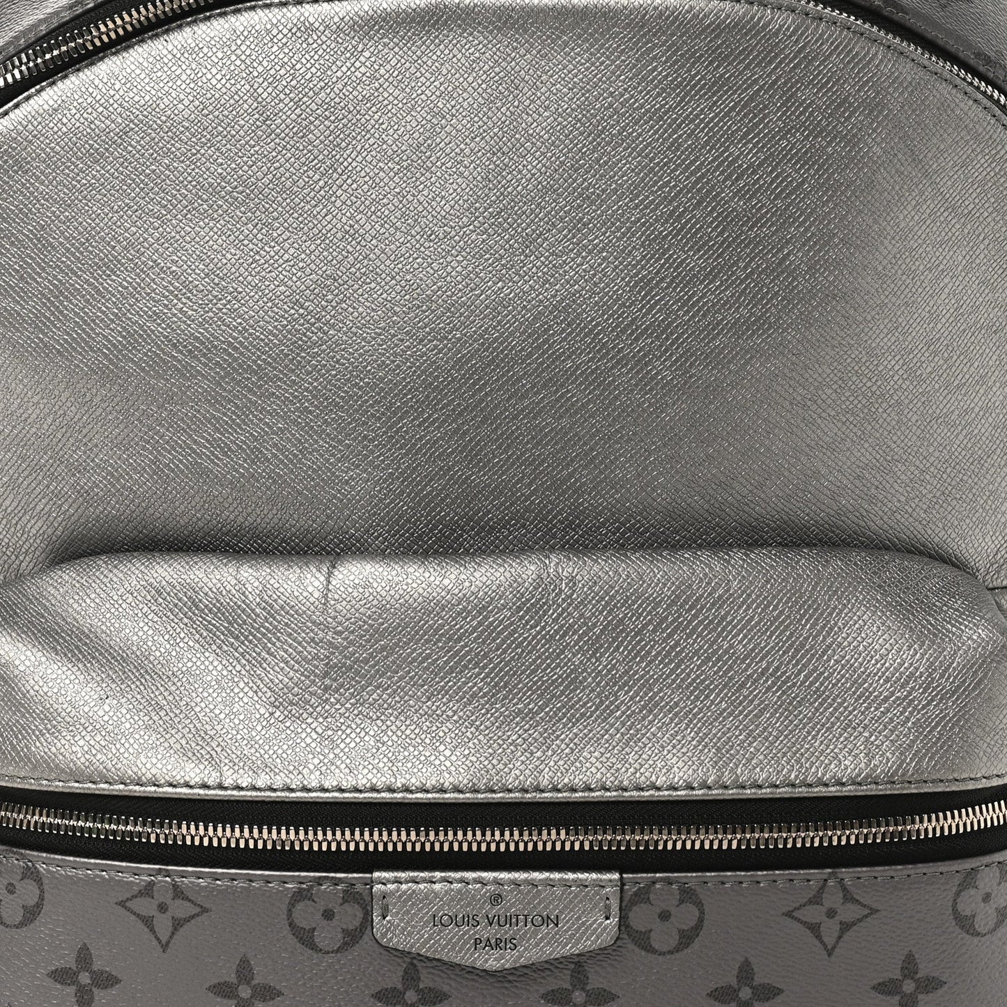 Monogram Taiga Discovery Backpack PM Silver