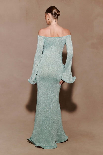 Sexy off-the-Shoulder Loose Long Sleeve Dress