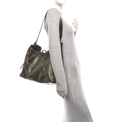 Lambskin CarryAll Vibe MM Dark Kaki