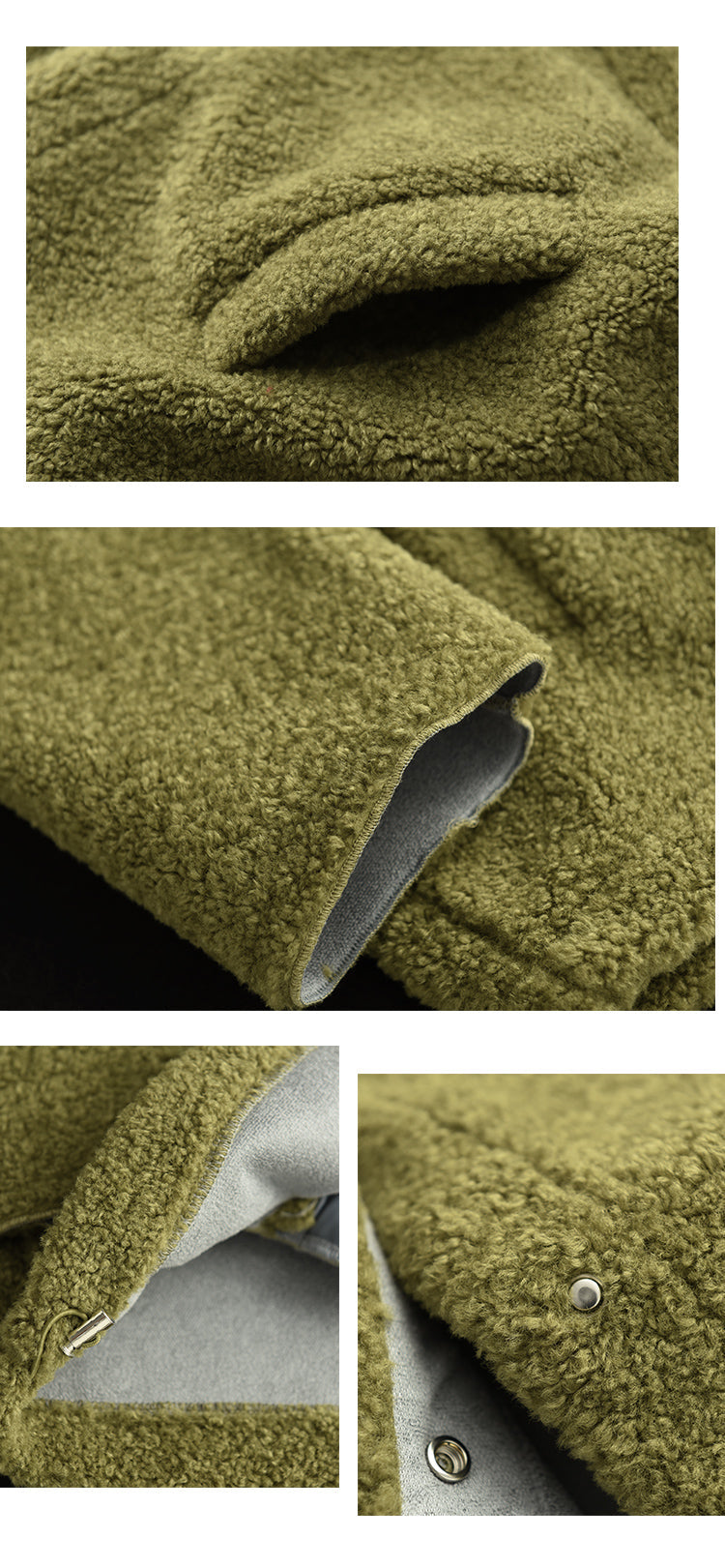 Retro Fashion Soft Lamb Wool Coat