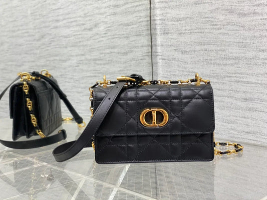 Dior Miss Caro Bag Macrocannage Lambskin Bag - 19 x 13 x 5.5 cm