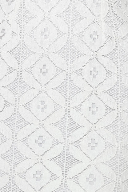 Back In The Habit Midi Dress White