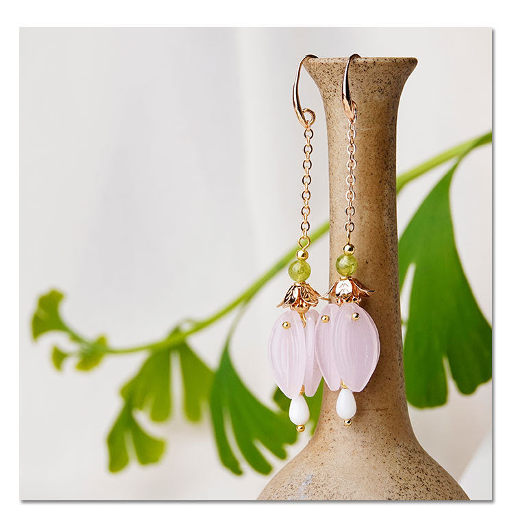 New Simple High-End Tassel Earrings