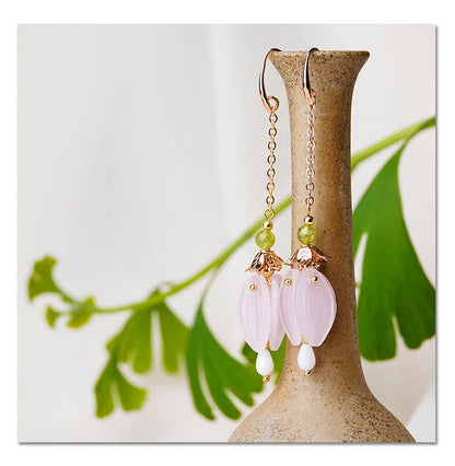 New Simple High-End Tassel Earrings