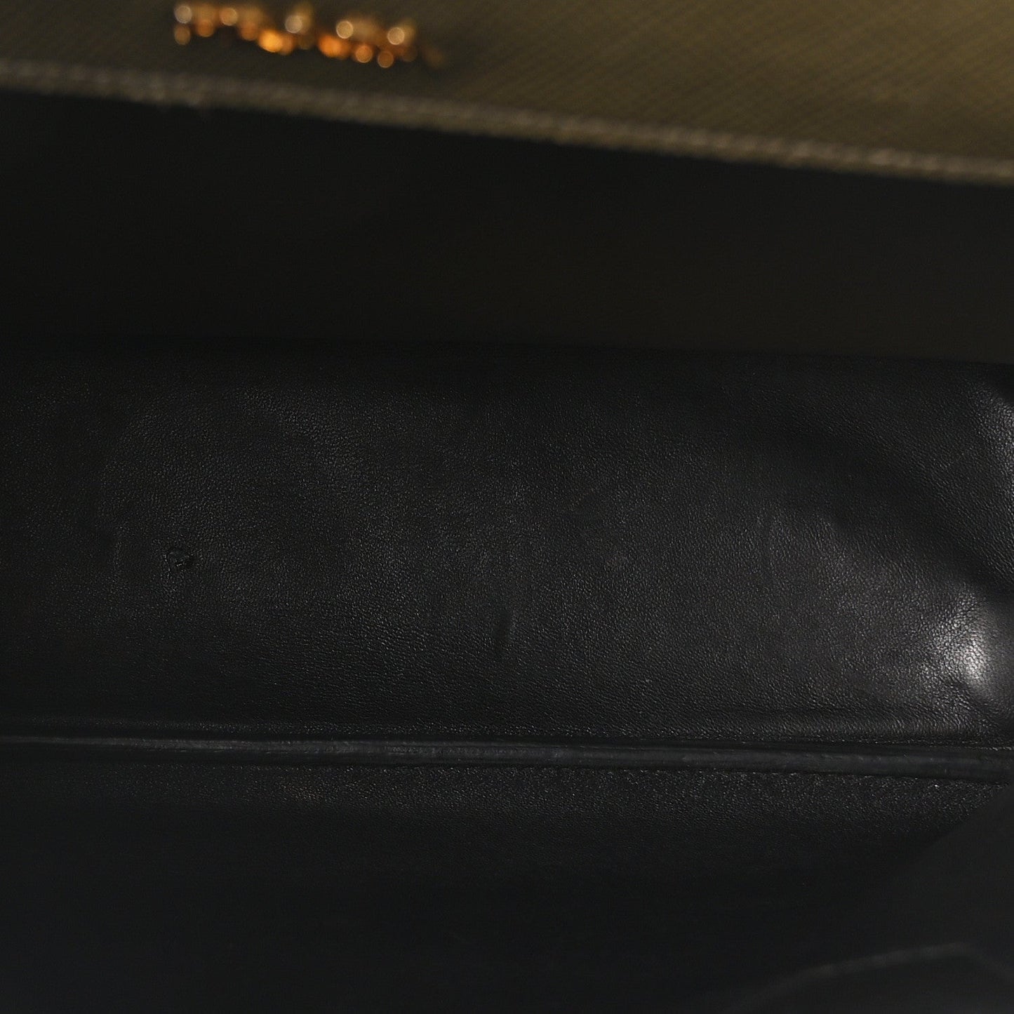 Saffiano Cuir Large Double Bag Militaire