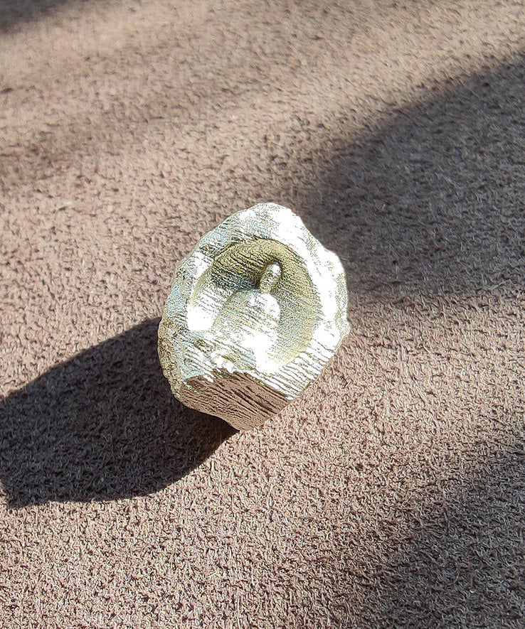 New Chinese Style Handmade Silver Buddha Statue Bead