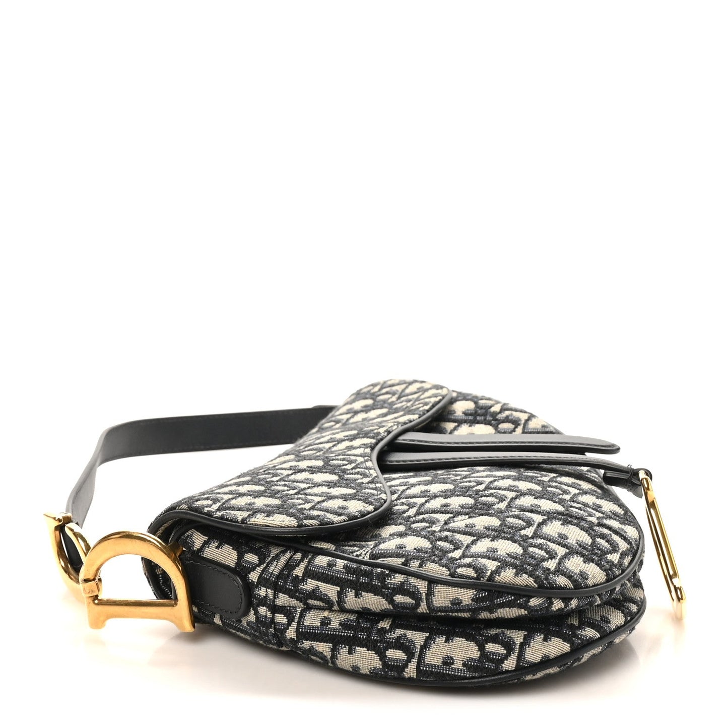 Oblique Saddle Bag Blue