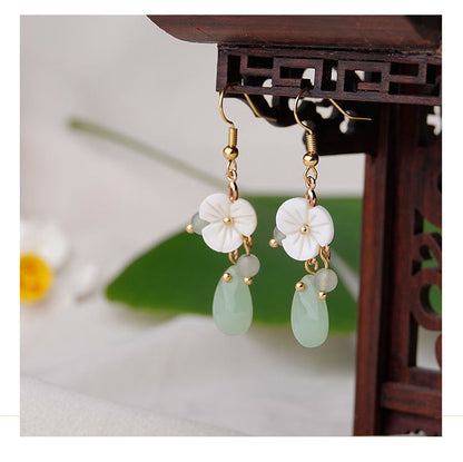 Temperament Retro Earrings Forest Simple Tassel Earrings