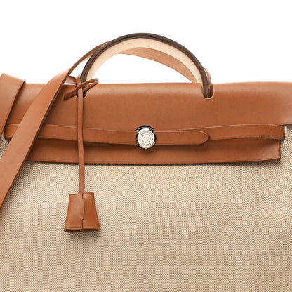 Toile Vache Calfskin Herbag 39 MM Black Natural