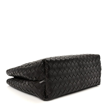 Nappa Intrecciato Medium Andiamo Shoulder Bag Fondant