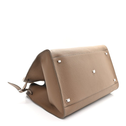 Matte Grained Calfskin Soft Margaux 17 Chevre
