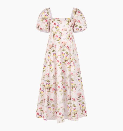 Couturebud The Matilda Dress - Pink Bluebonnet