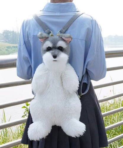 Boutique Versatile Doll Plush Fur Backpack Bag