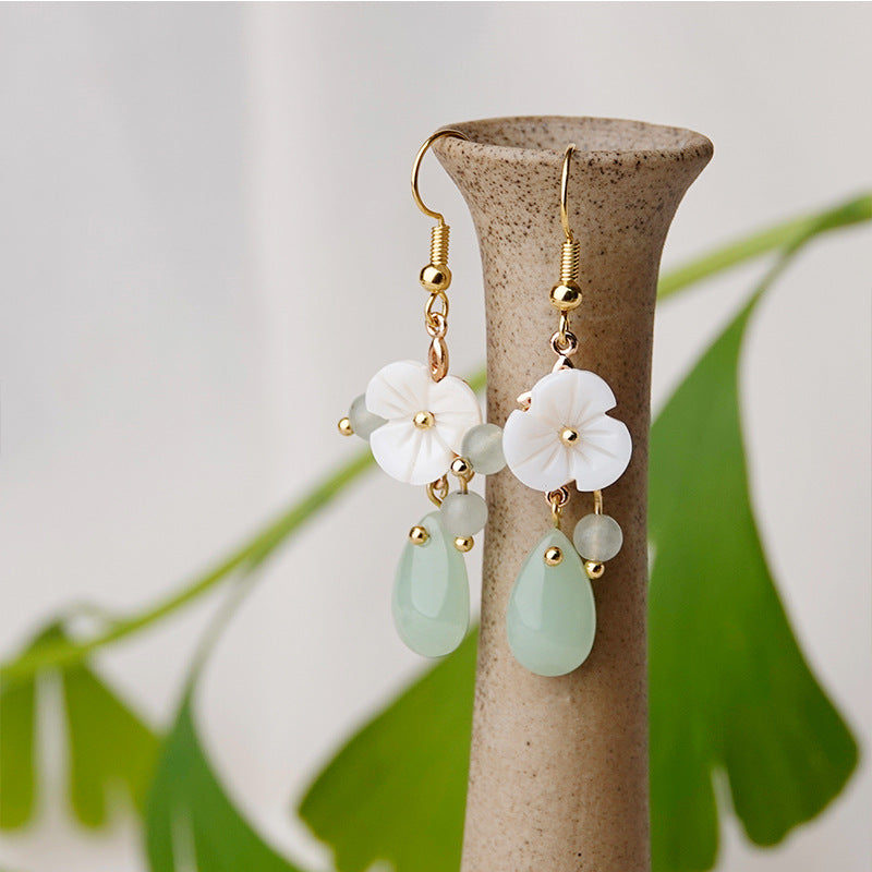 Temperament Retro Earrings Forest Simple Tassel Earrings