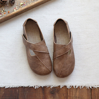 Women Retro Handmade Cotton Linen Casual Shoes