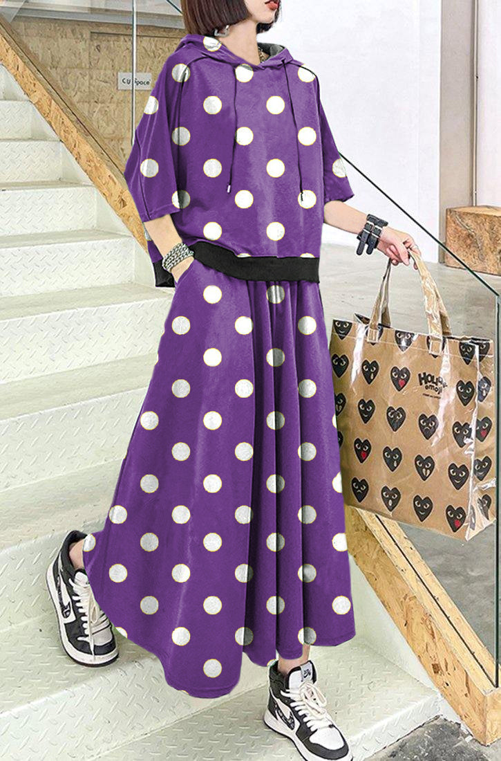 2024 New Color Geometry Spring Explosion Street Guard Two Piece Skirt