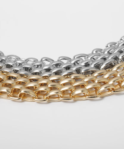 Original Design Gold Metal Chain Necklace