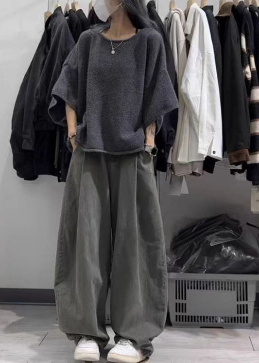 Casual Oversized Cotton Overalls Two Piece Set Outfits Summer