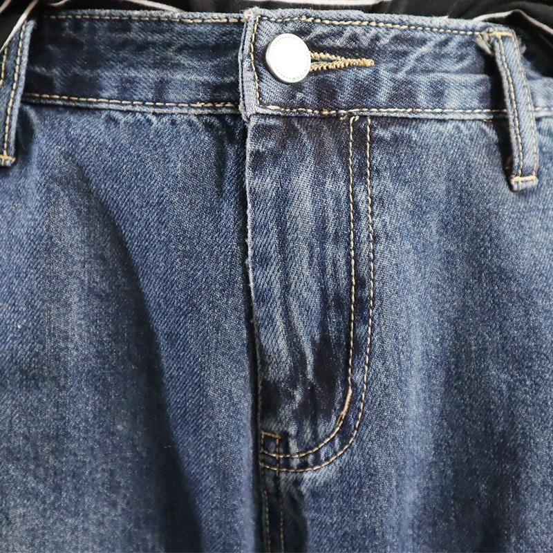 Autumn High Waist Jeans Loose