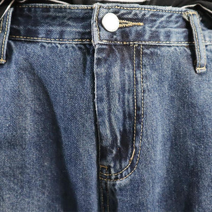 Autumn High Waist Jeans Loose