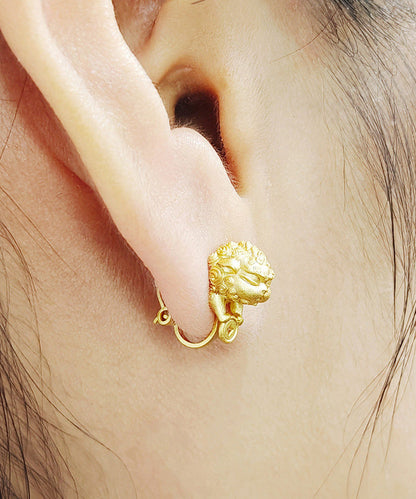 Boutique Handmade Pixiu Silver Ear Clip