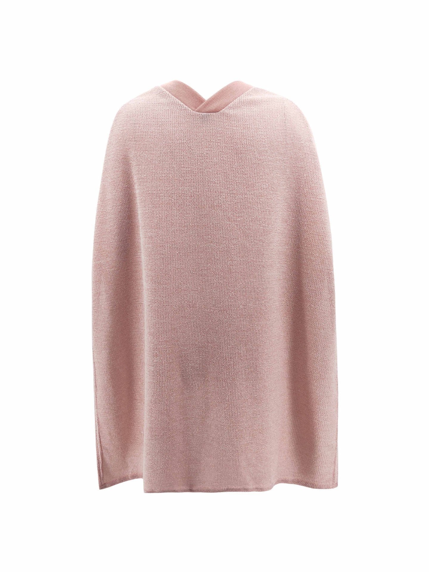 Solid Color Shawl Sweater