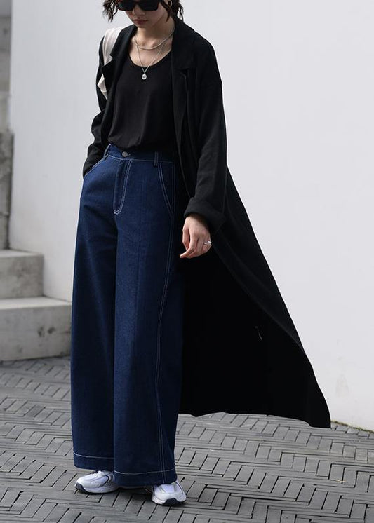 Vintage black oversized patchwork knitted coat