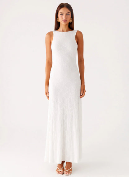 Embrace The Sun Maxi Dress - White