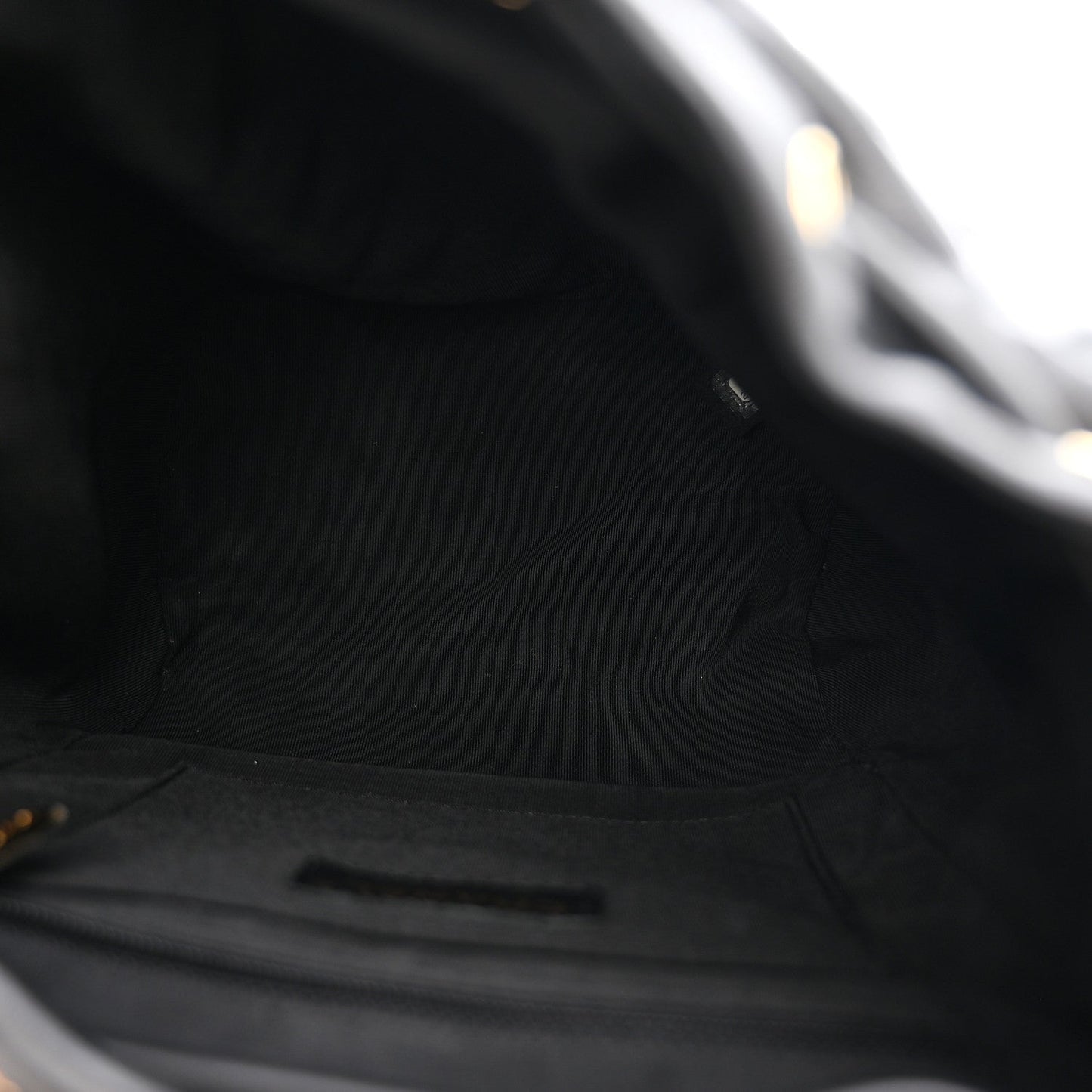 Calfskin Quilted Small Urban Spirit Backpack Black
