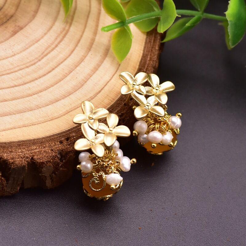 Women Retro Fashion Simple Floral Earrings(2 Pieces)