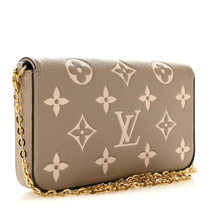 Empreinte Monogram Giant Felicie Pochette Tourterelle Creme