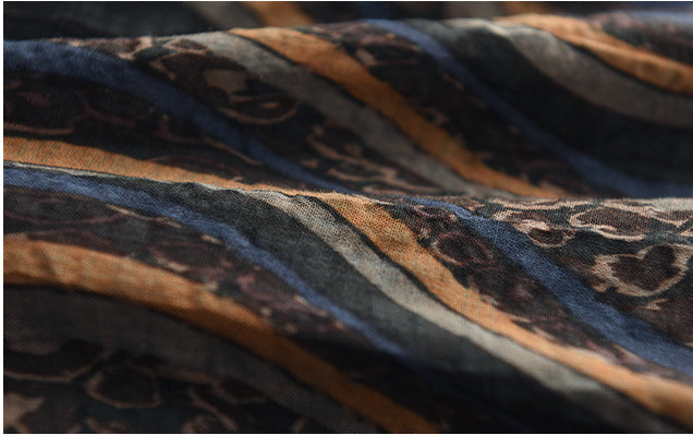 Vintage-Print Elasticated Waist Skirt