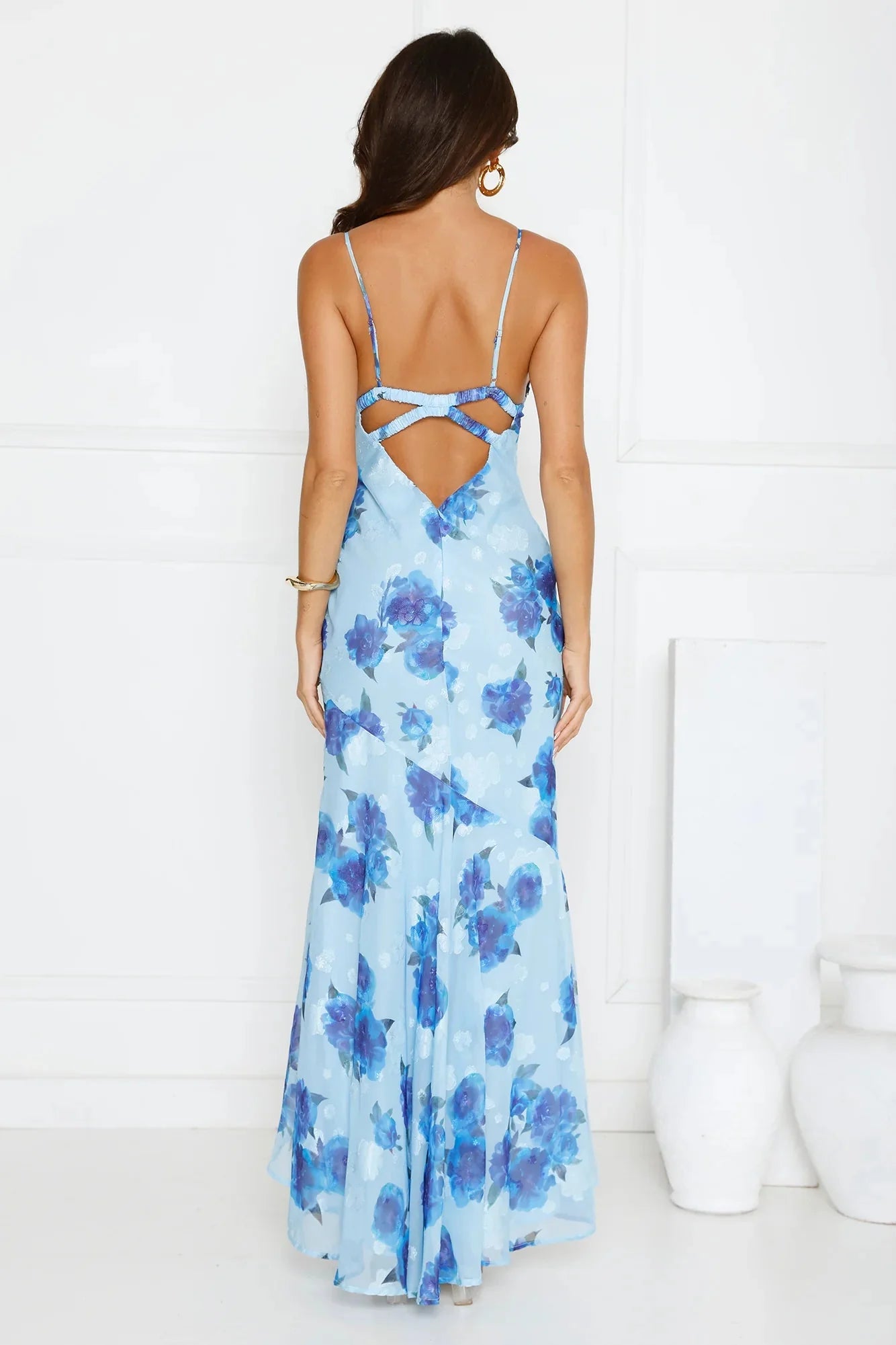 Storybook Romance Maxi Dress Blue