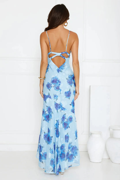 Storybook Romance Maxi Dress Blue