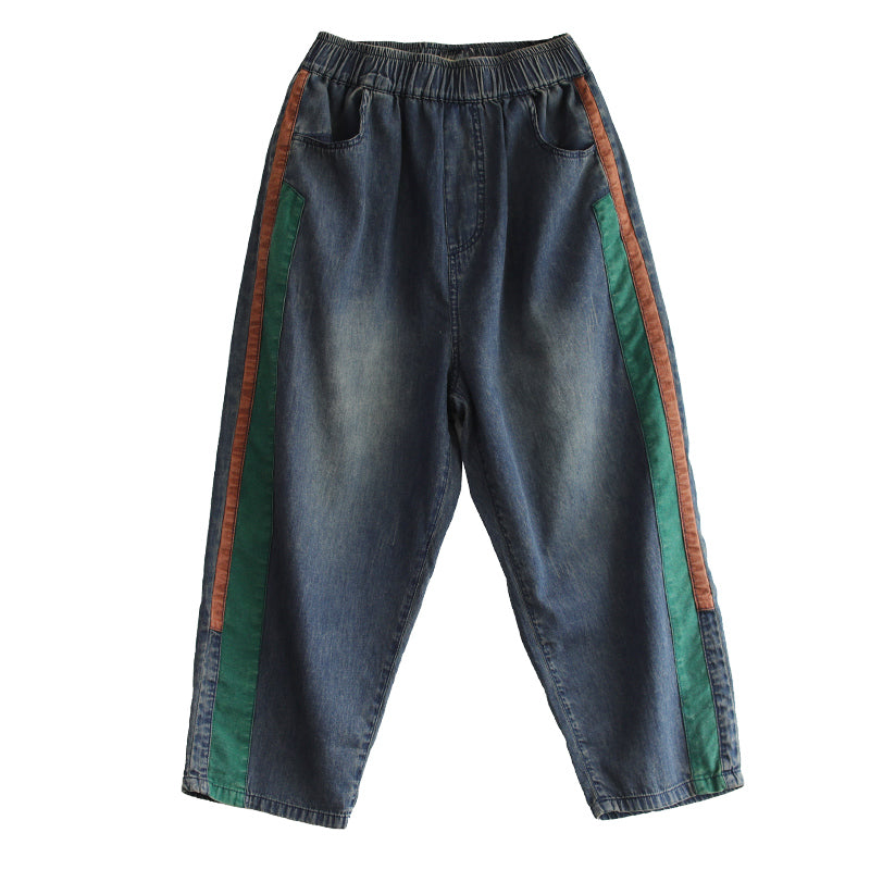 Summer Women Casual Loose Denim Harem Jeans