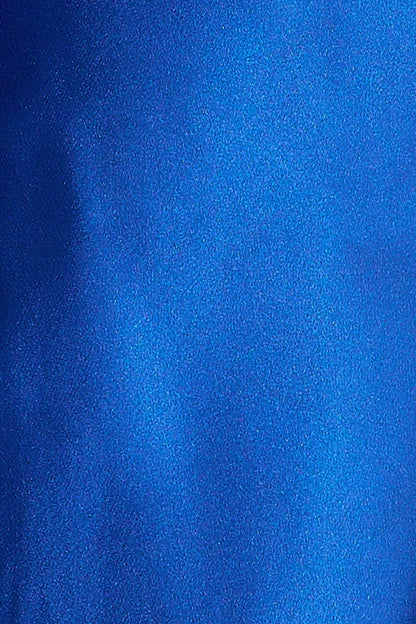 Luxe Arrival Satin Mini Dress Cobalt Blue