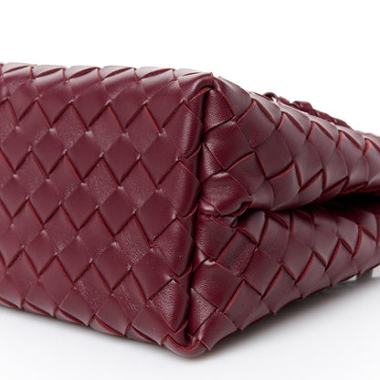 Nappa Intrecciato Small Andiamo Shoulder Bag Barolo