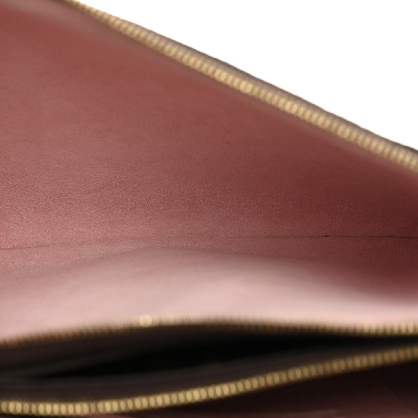 Monogram 2020 Christmas Animation Big Wheel Double Zip Pochette Rose Ballerine